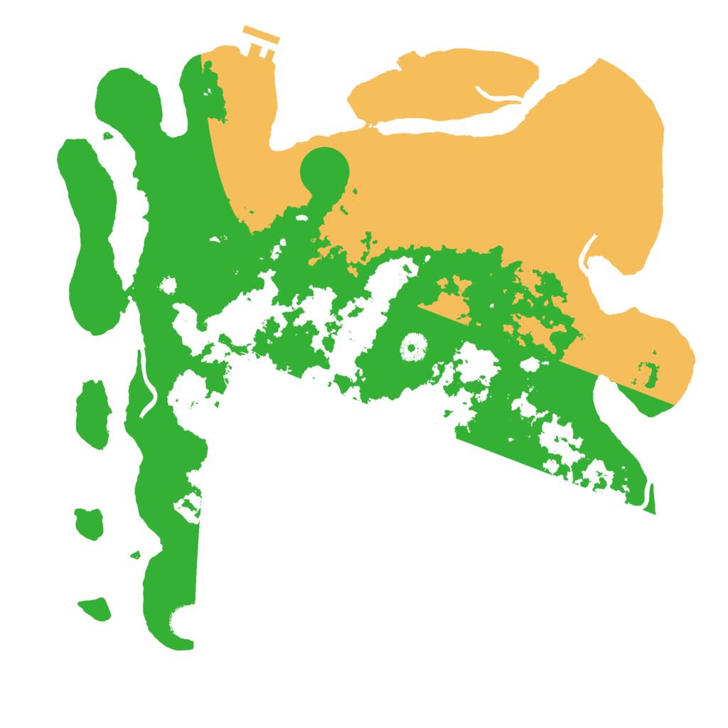 Biome Rust Map: Procedural Map, Size: 3900, Seed: 86596489