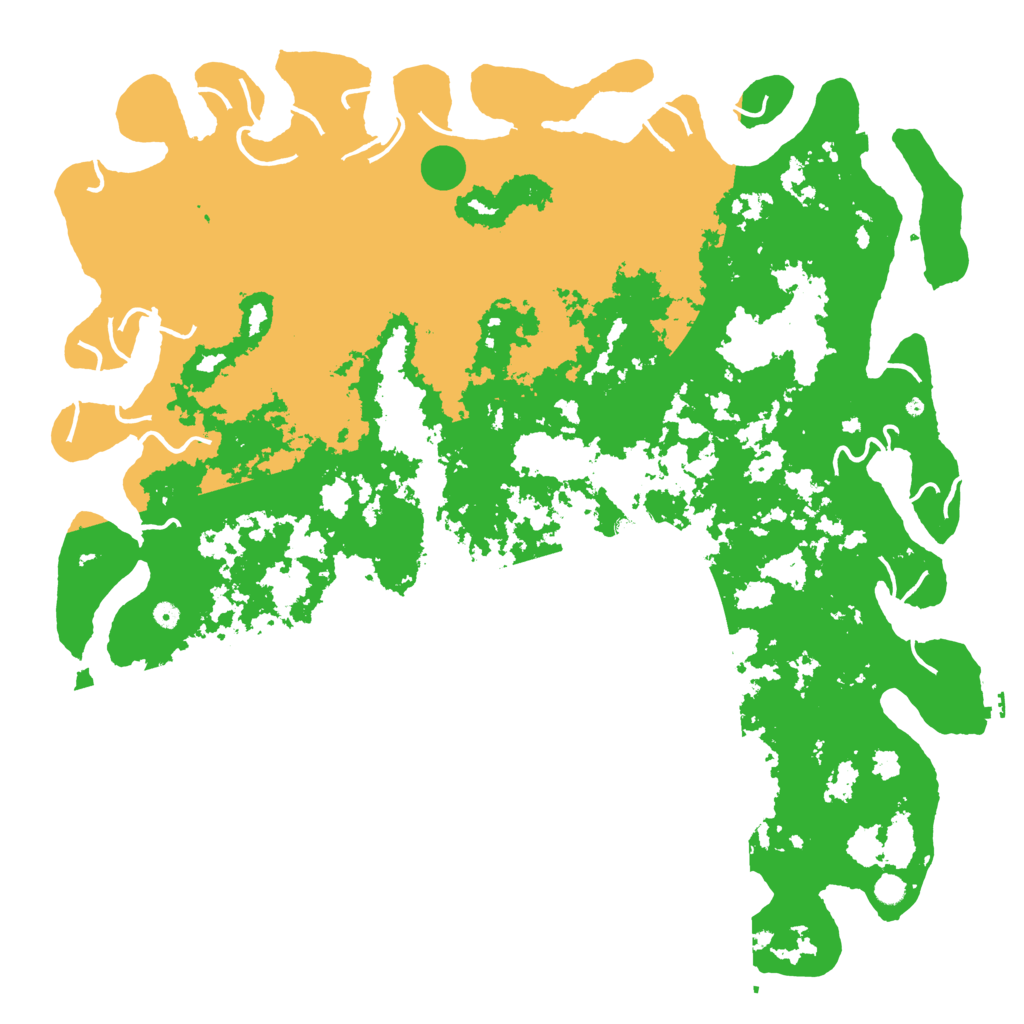 Biome Rust Map: Procedural Map, Size: 6000, Seed: 20565345