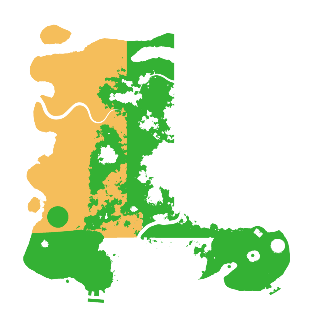 Biome Rust Map: Procedural Map, Size: 3950, Seed: 57320841