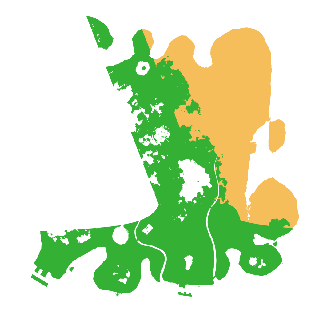 Biome Rust Map: Procedural Map, Size: 3400, Seed: 46478914