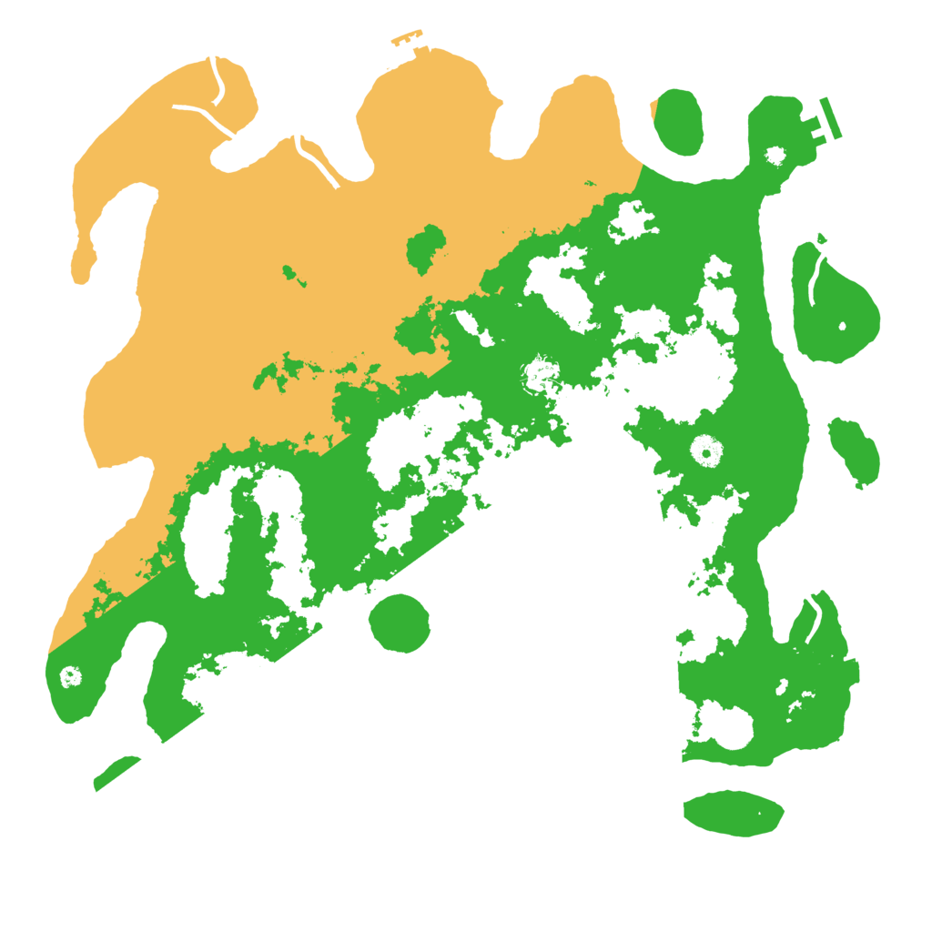 Biome Rust Map: Procedural Map, Size: 4400, Seed: 59928168