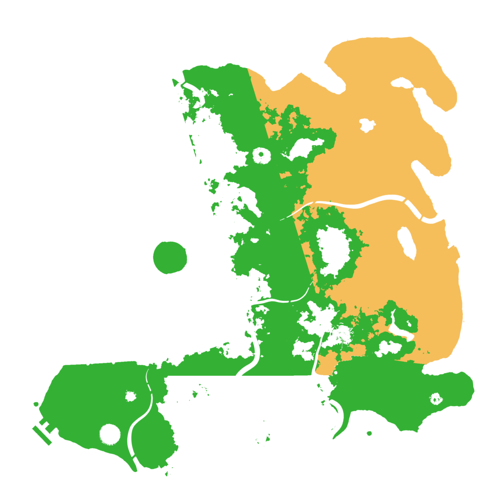 Biome Rust Map: Procedural Map, Size: 4250, Seed: 1343783552
