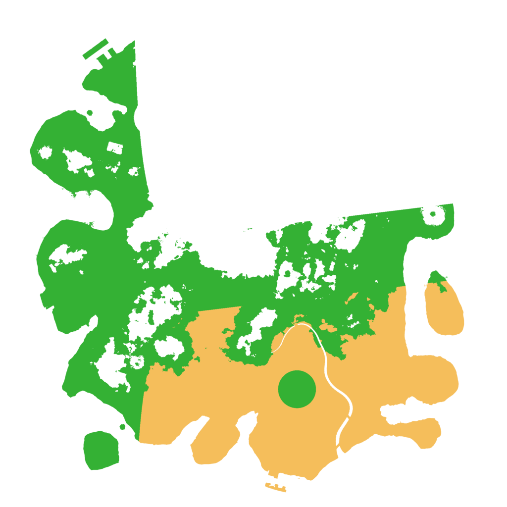Biome Rust Map: Procedural Map, Size: 3550, Seed: 73627289