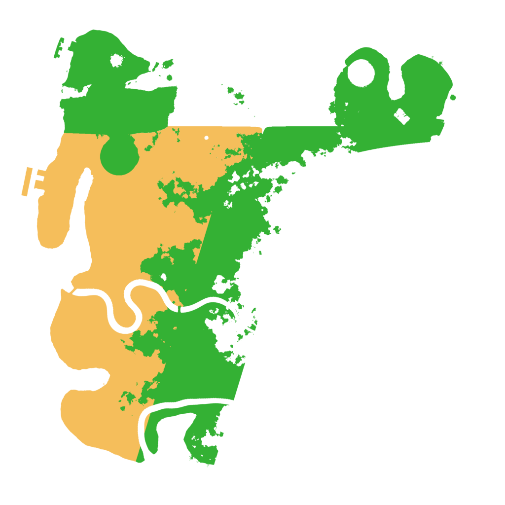 Biome Rust Map: Procedural Map, Size: 3550, Seed: 40367689