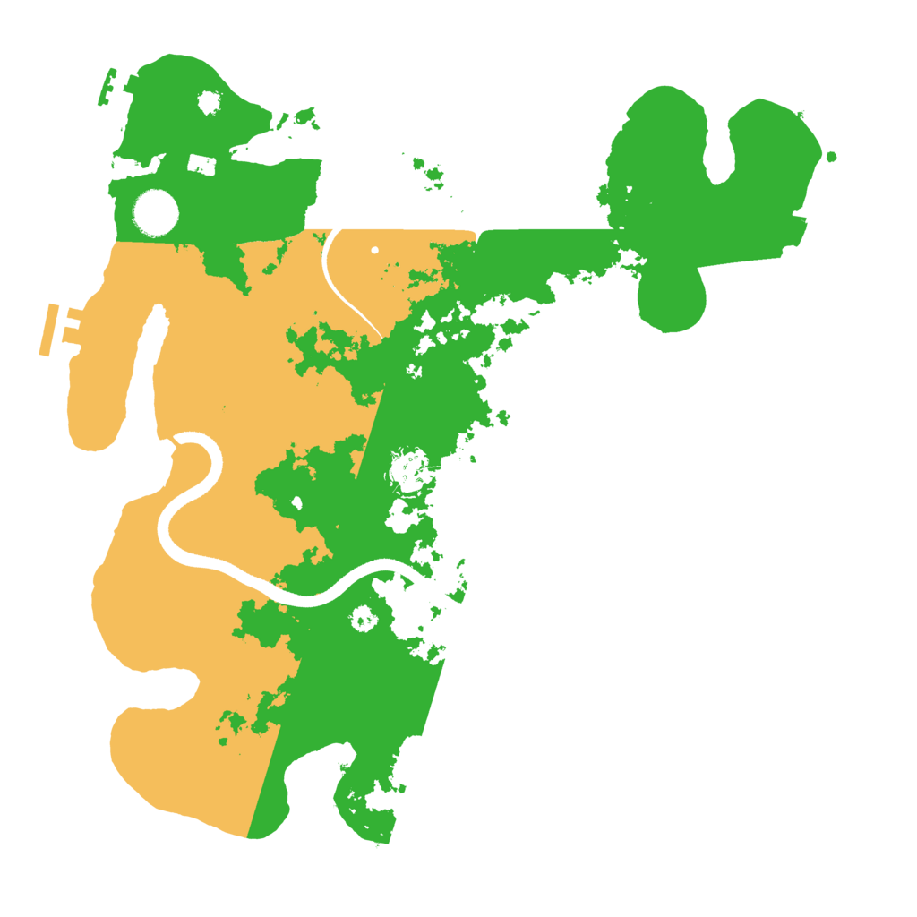 Biome Rust Map: Procedural Map, Size: 3550, Seed: 40367689