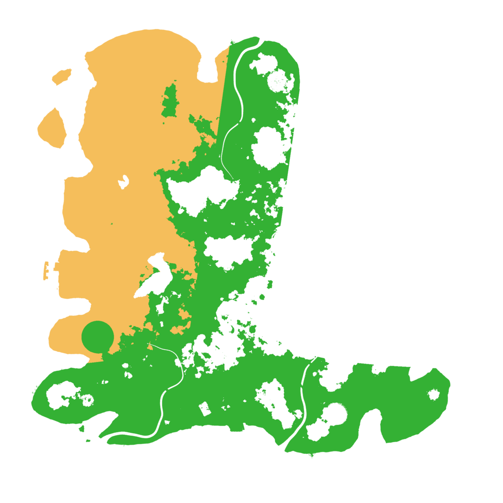 Biome Rust Map: Procedural Map, Size: 4100, Seed: 17768948