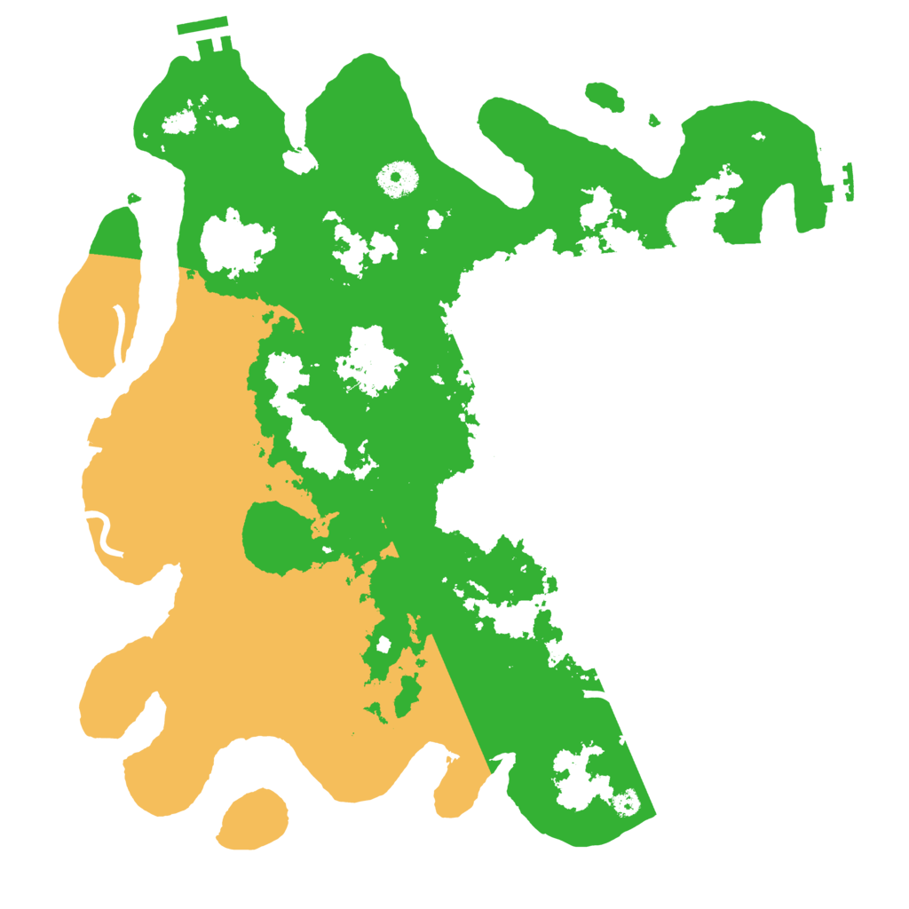 Biome Rust Map: Procedural Map, Size: 3600, Seed: 93844263