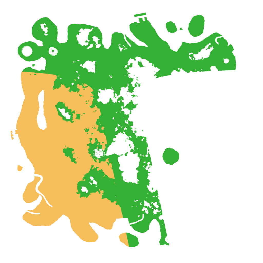 Biome Rust Map: Procedural Map, Size: 4500, Seed: 4842289
