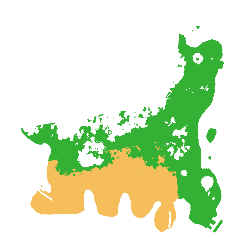 Biome Rust Map: Procedural Map, Size: 3500, Seed: 408194362