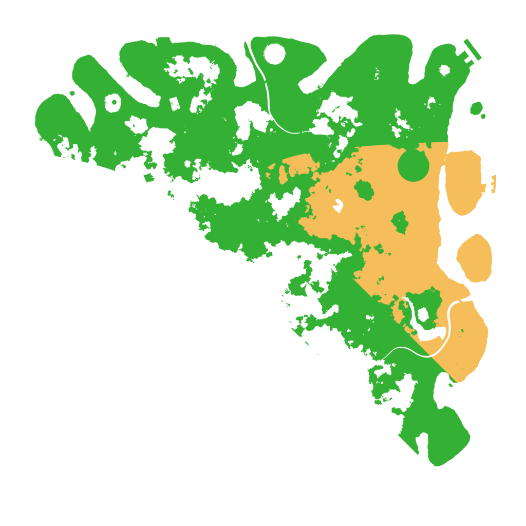 Biome Rust Map: Procedural Map, Size: 4400, Seed: 10506459