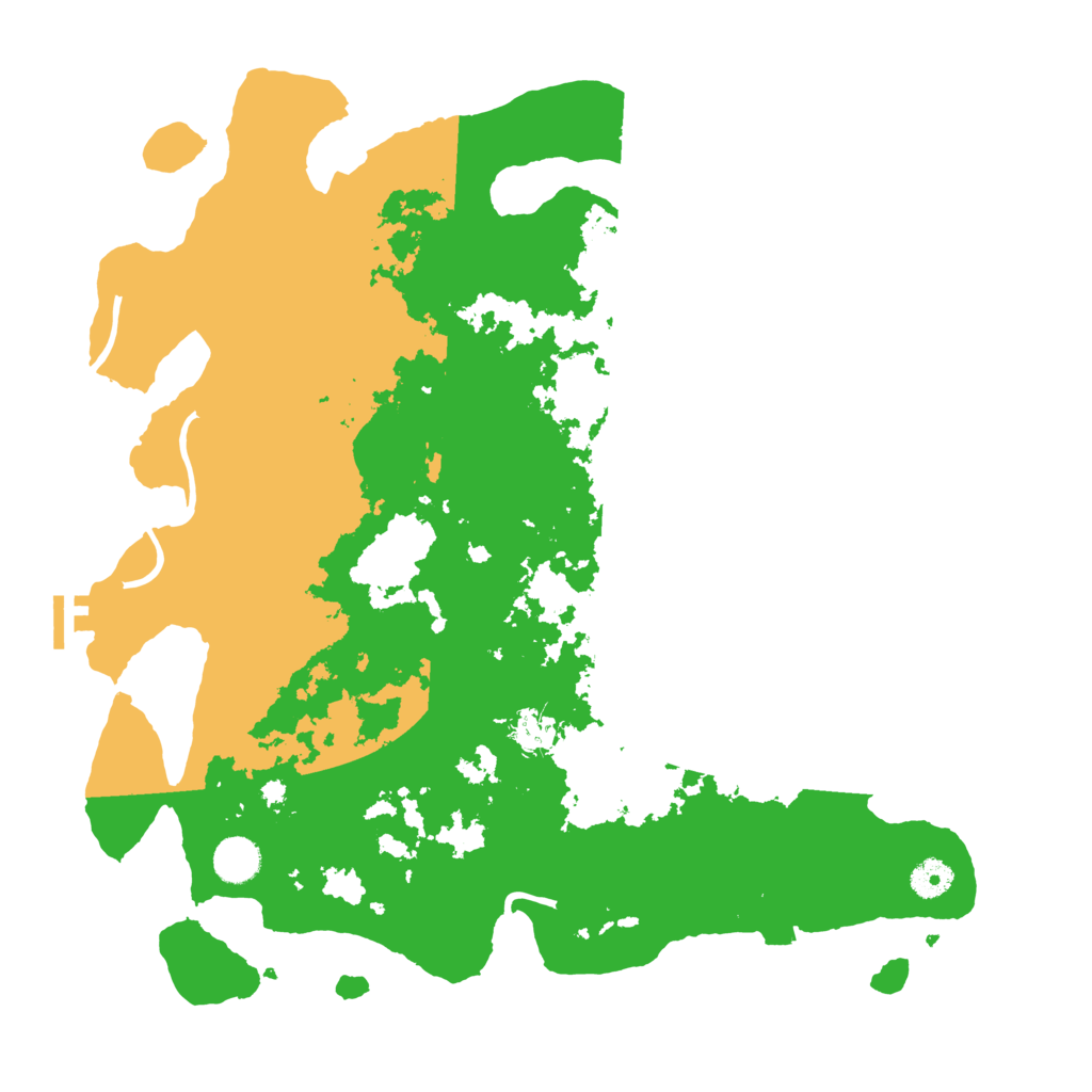 Biome Rust Map: Procedural Map, Size: 4100, Seed: 53681229