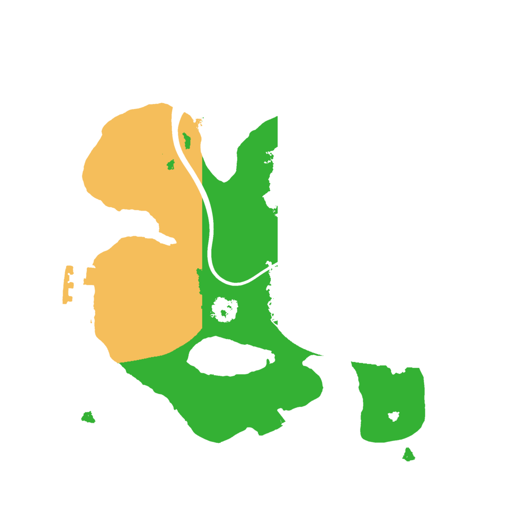 Biome Rust Map: Procedural Map, Size: 2000, Seed: 2017039807