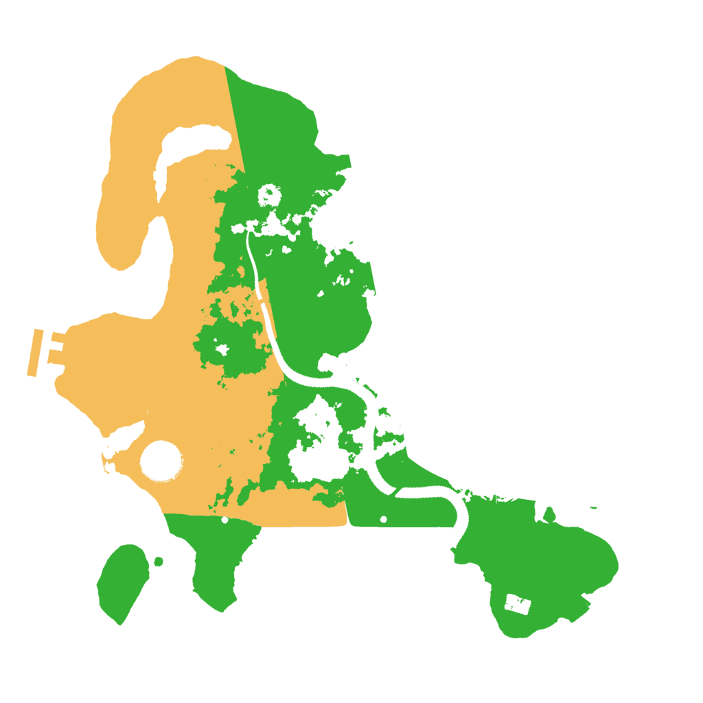 Biome Rust Map: Procedural Map, Size: 3000, Seed: 263852666