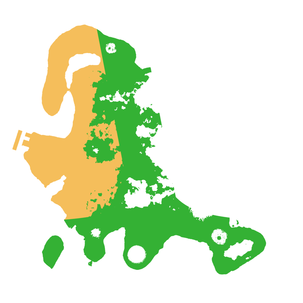 Biome Rust Map: Procedural Map, Size: 3000, Seed: 263852666