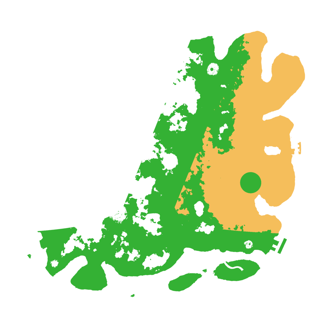 Biome Rust Map: Procedural Map, Size: 4000, Seed: 609755925