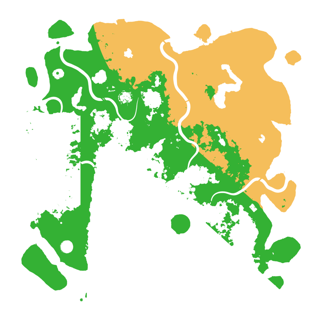 Biome Rust Map: Procedural Map, Size: 4500, Seed: 770353096