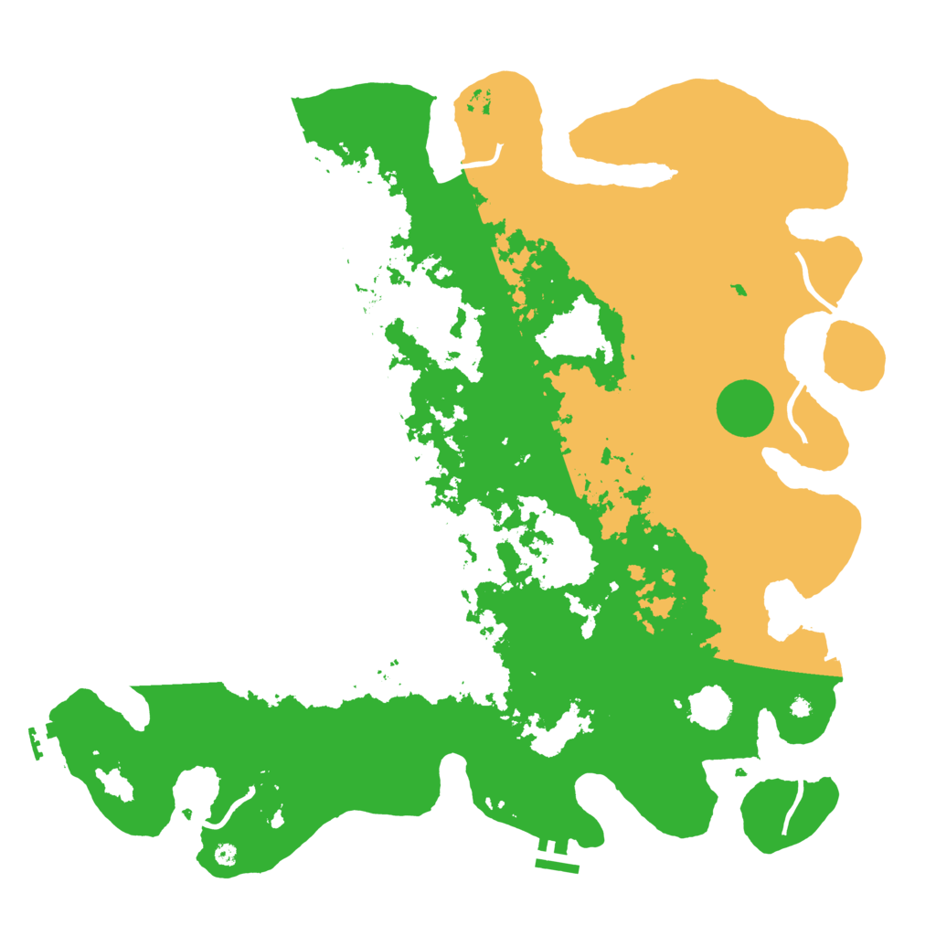 Biome Rust Map: Procedural Map, Size: 4300, Seed: 93199992