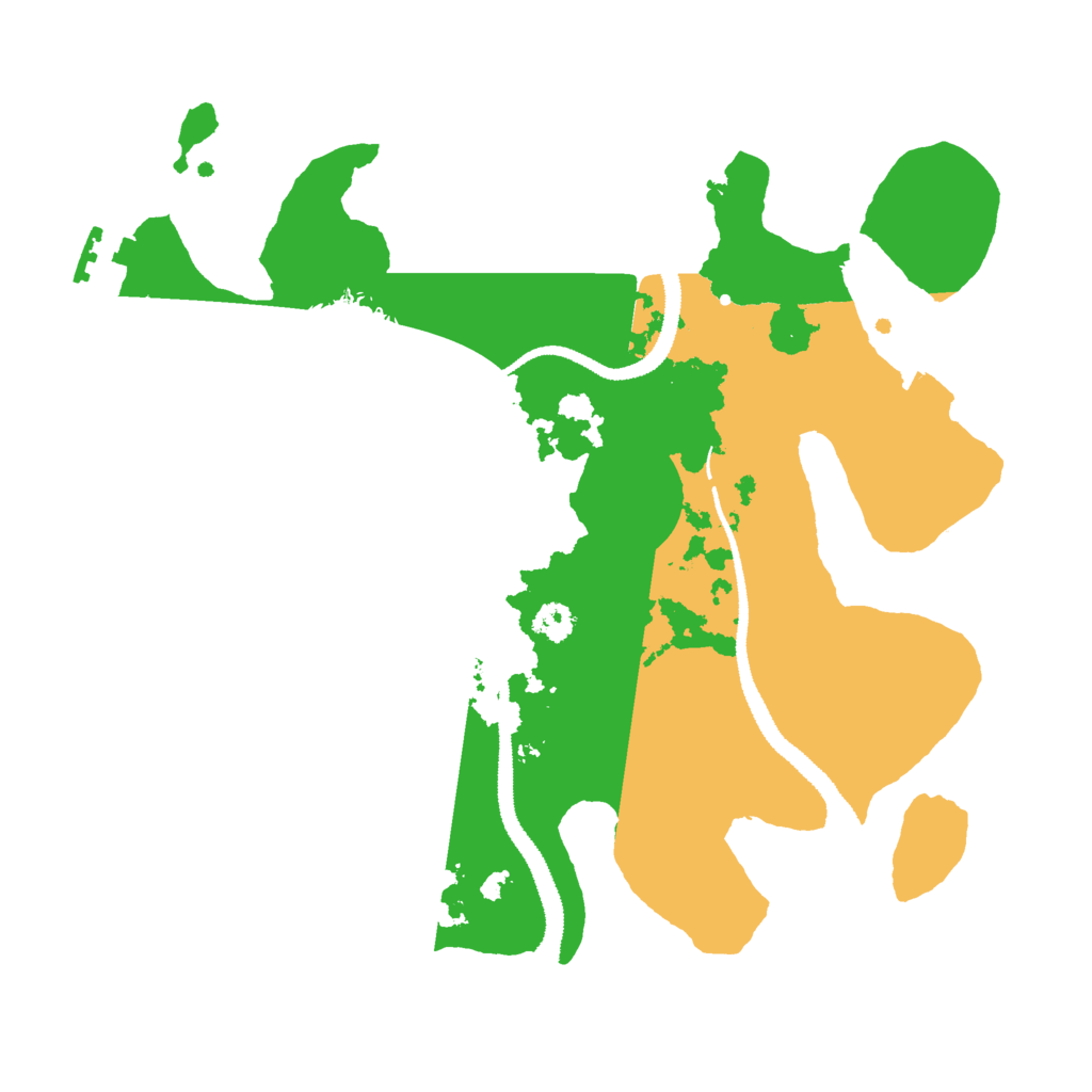 Biome Rust Map: Procedural Map, Size: 2800, Seed: 1122213342
