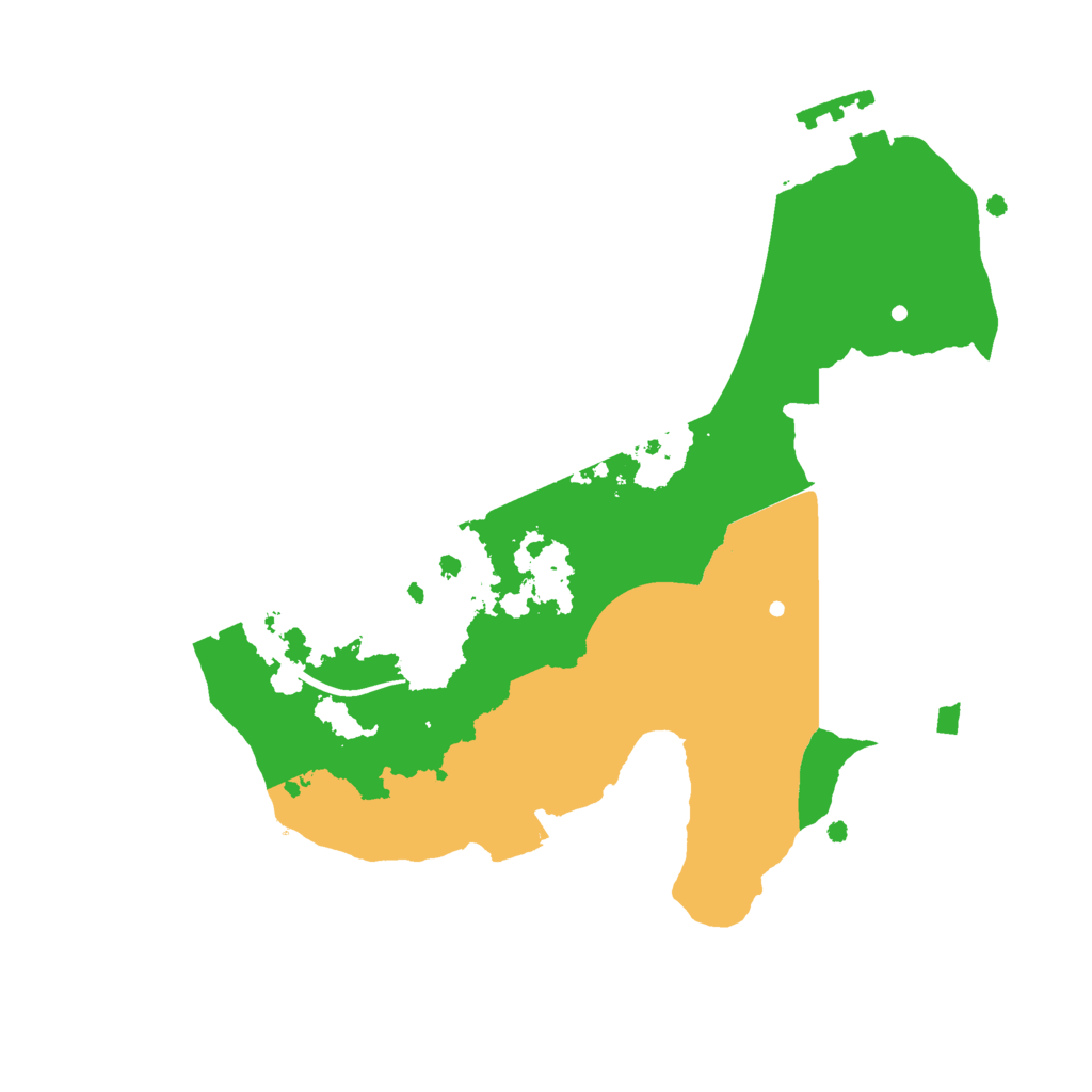 Biome Rust Map: Procedural Map, Size: 2100, Seed: 1815802694
