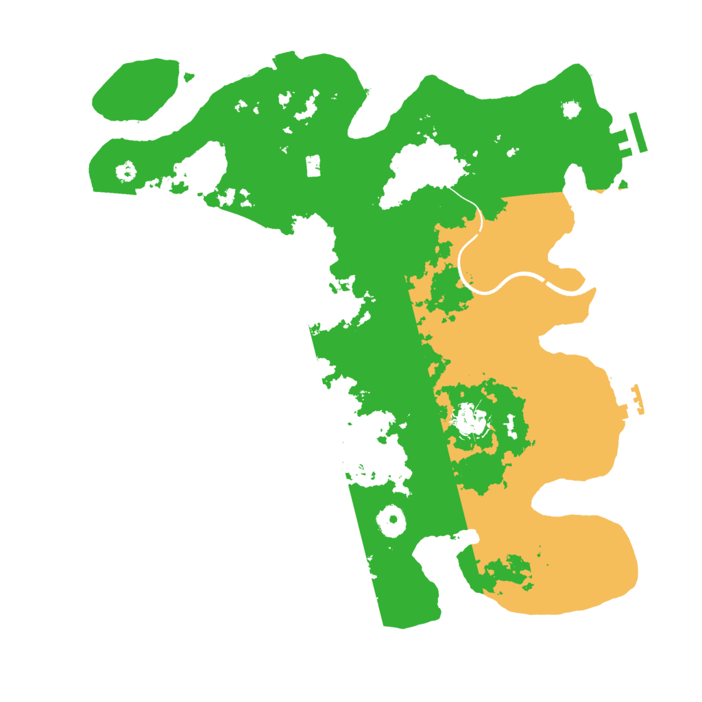 Biome Rust Map: Procedural Map, Size: 3500, Seed: 1055945960