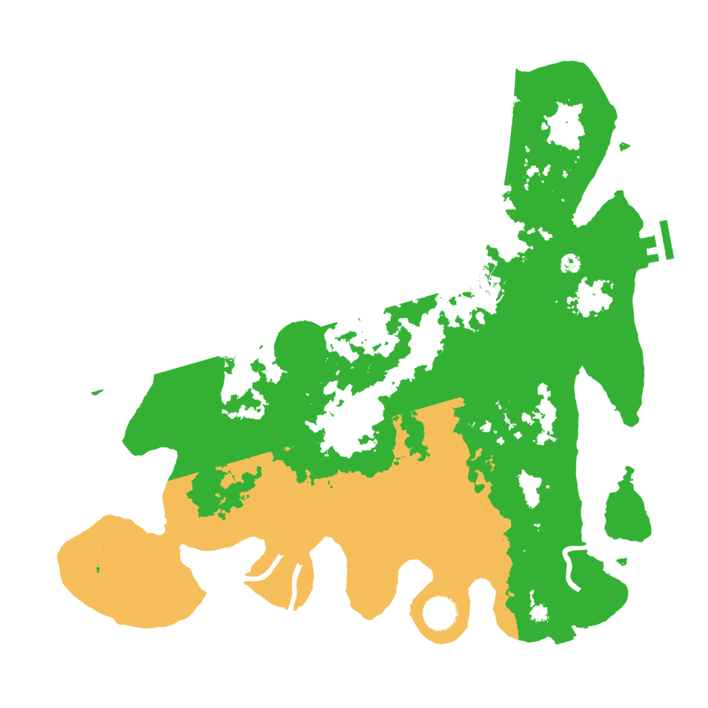 Biome Rust Map: Procedural Map, Size: 3650, Seed: 60516128