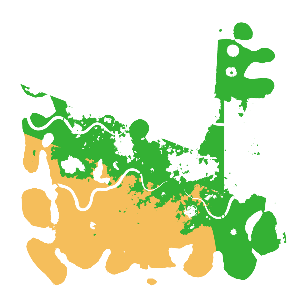 Biome Rust Map: Procedural Map, Size: 4300, Seed: 473625