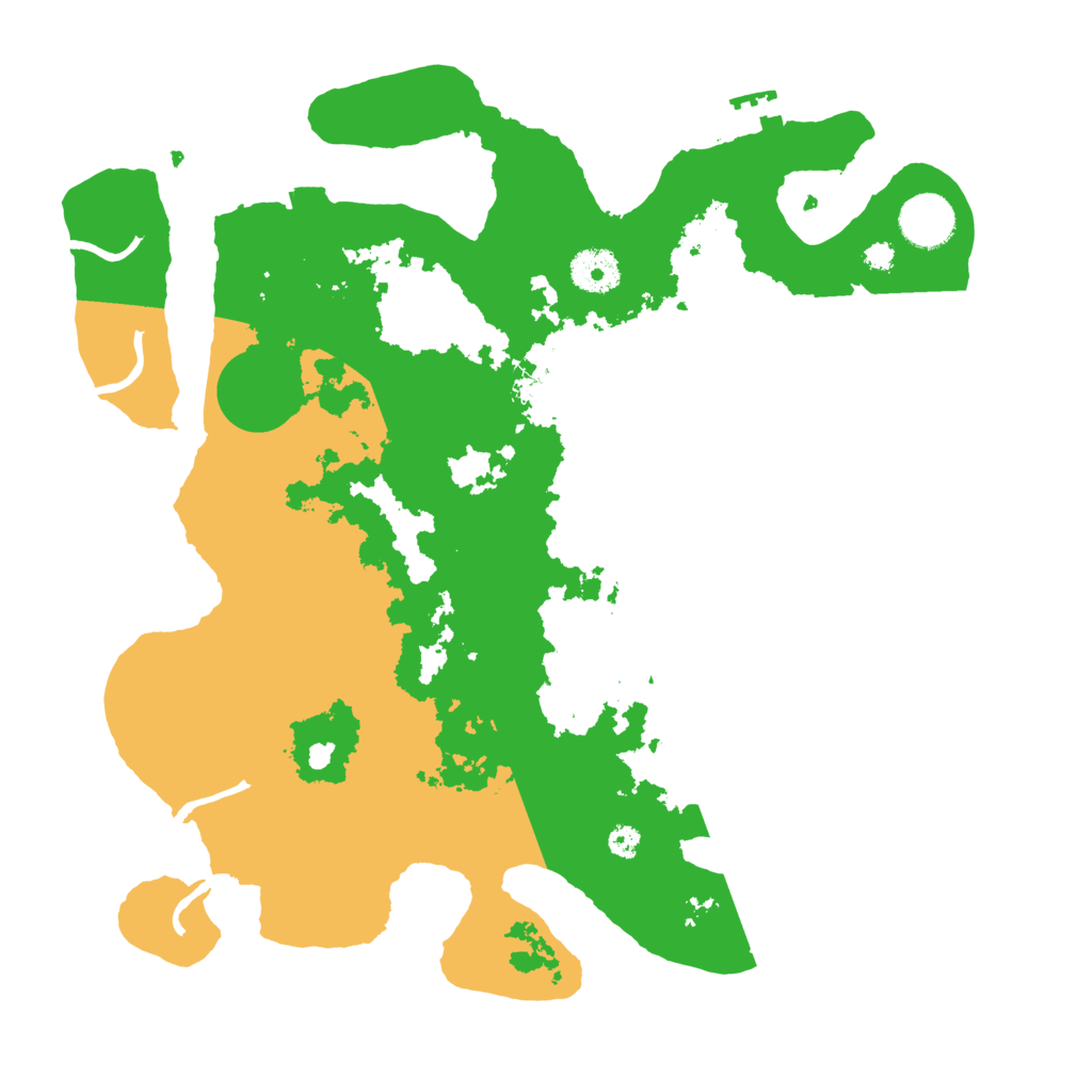 Biome Rust Map: Procedural Map, Size: 3500, Seed: 1596046598