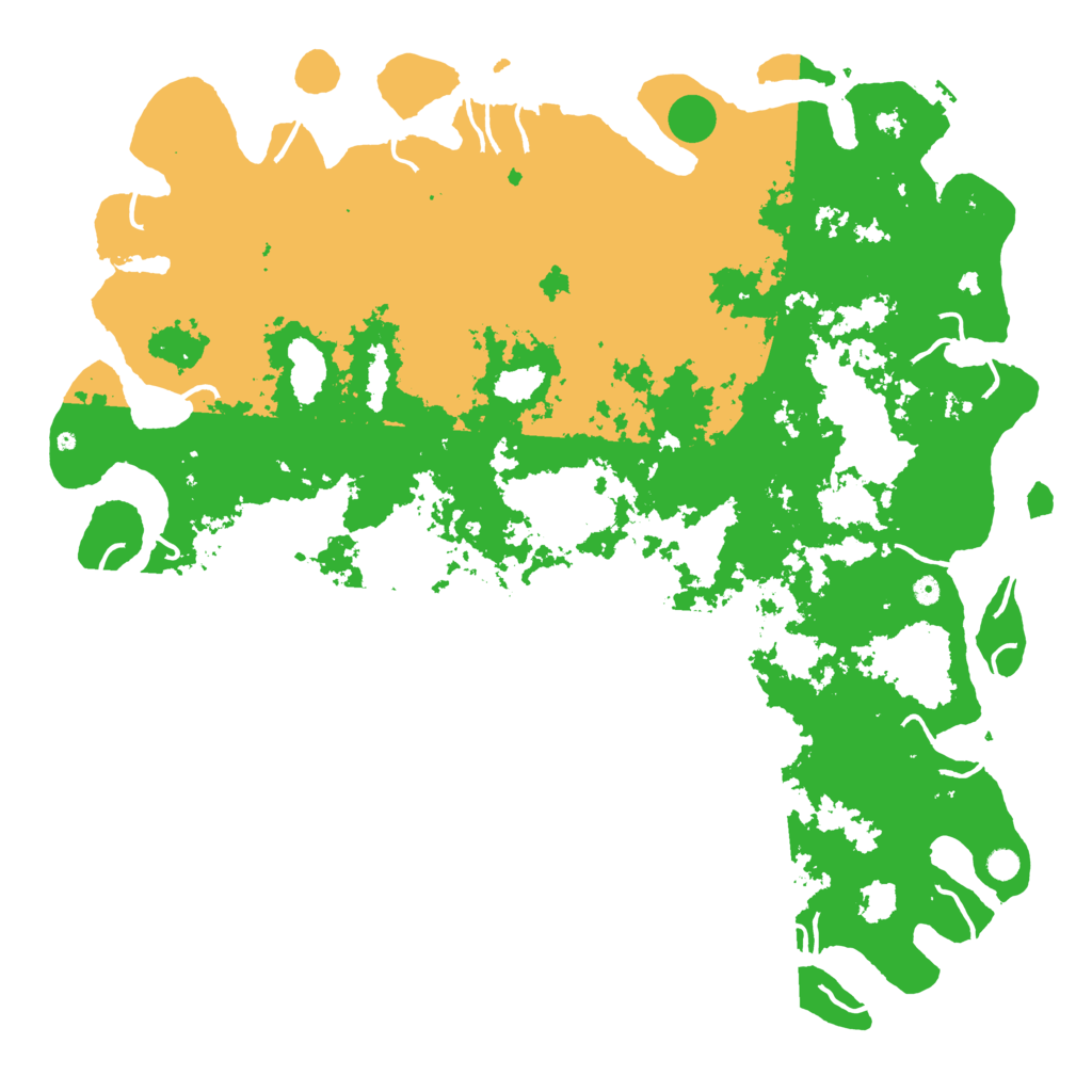Biome Rust Map: Procedural Map, Size: 6000, Seed: 386016044