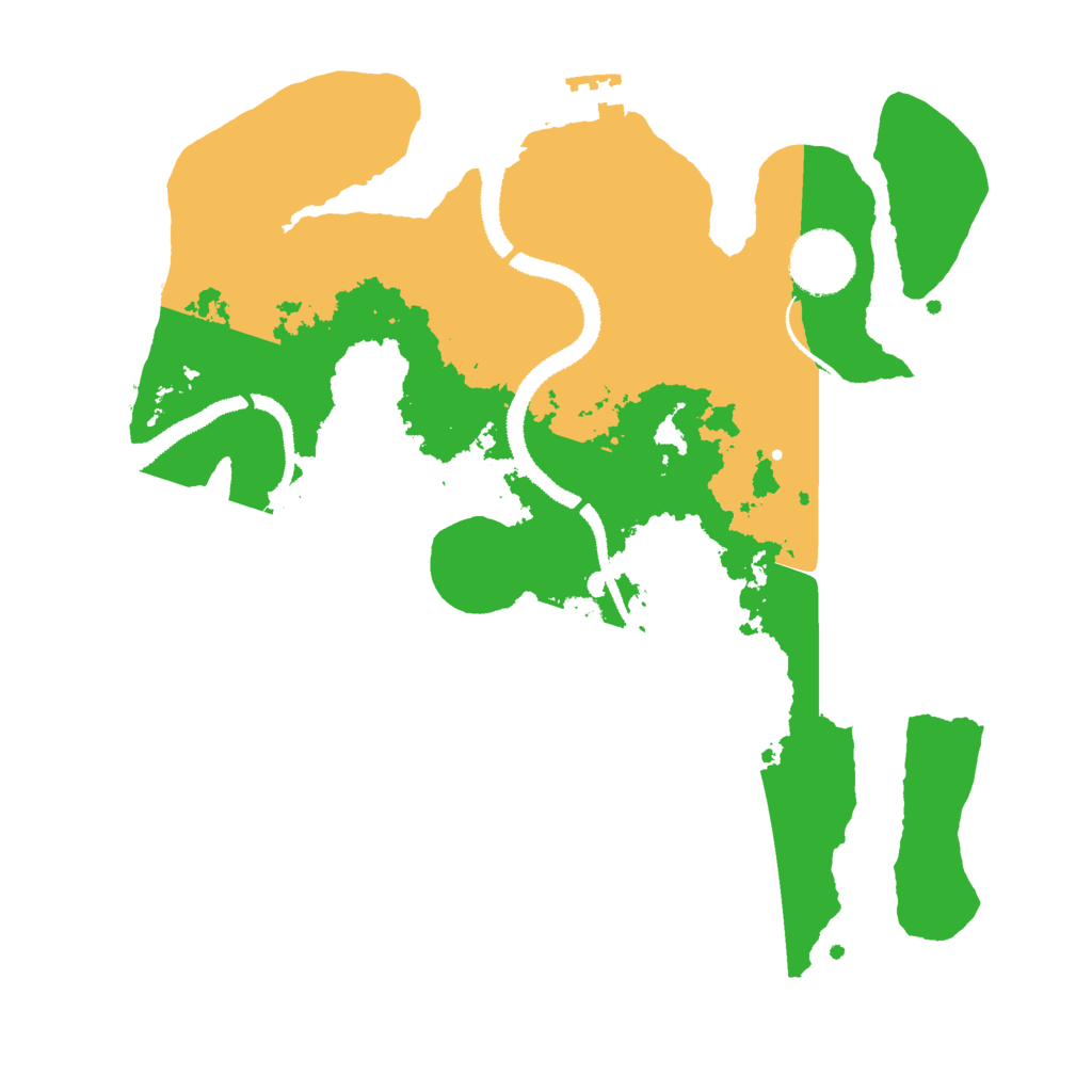 Biome Rust Map: Procedural Map, Size: 3000, Seed: 546235976