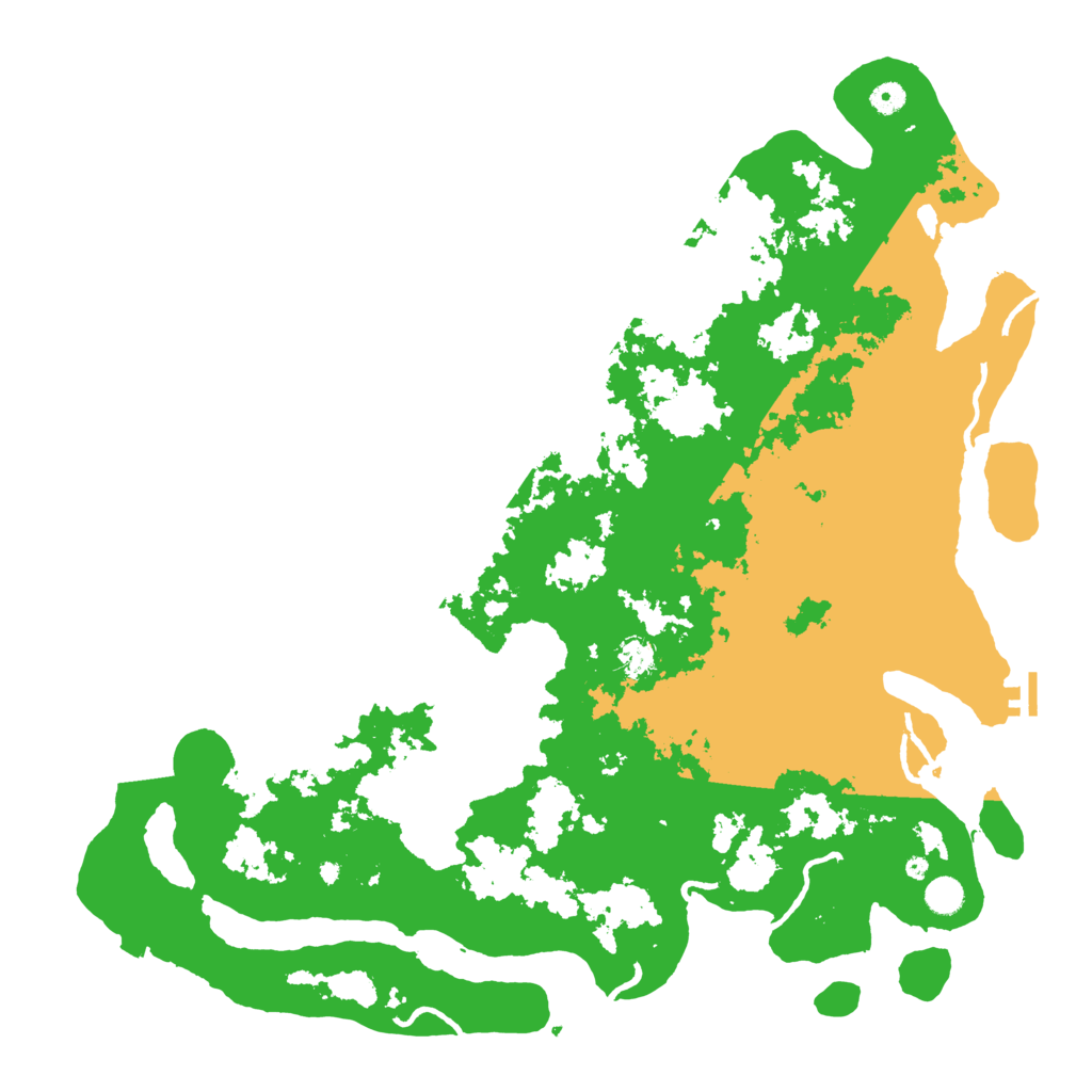 Biome Rust Map: Procedural Map, Size: 5000, Seed: 1995415849