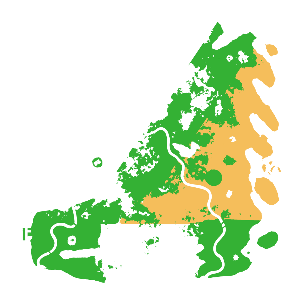 Biome Rust Map: Procedural Map, Size: 4800, Seed: 34902794