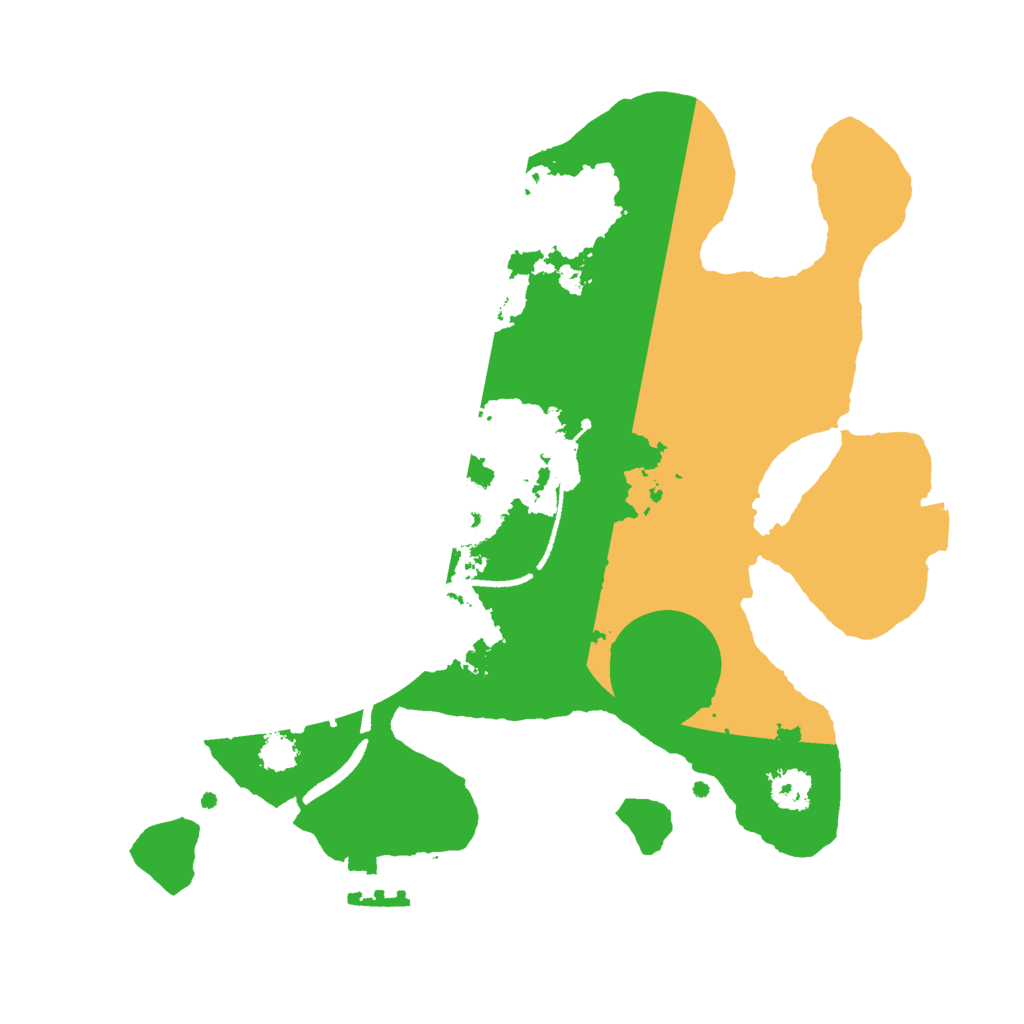 Biome Rust Map: Procedural Map, Size: 2500, Seed: 6423753