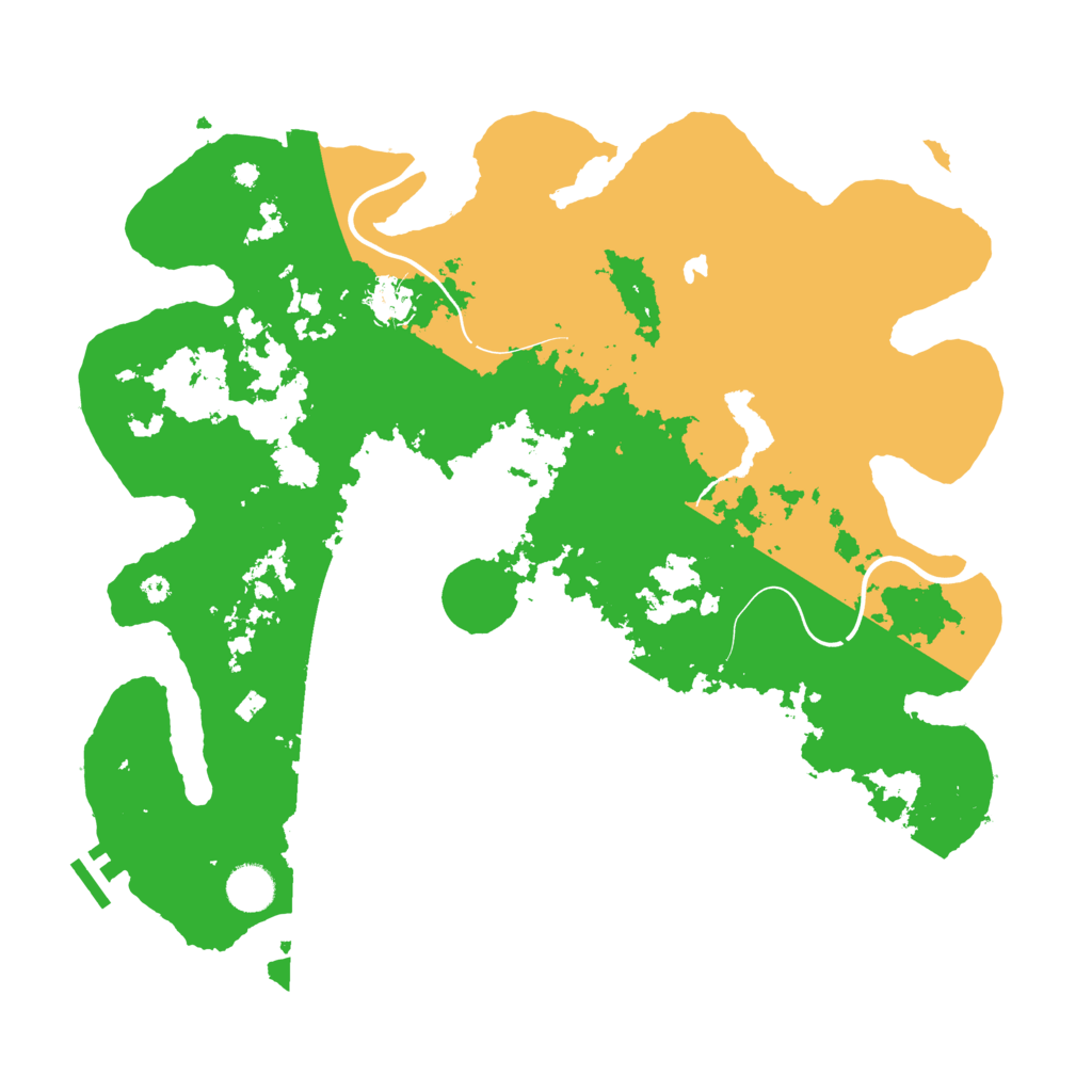 Biome Rust Map: Procedural Map, Size: 4000, Seed: 1335657264