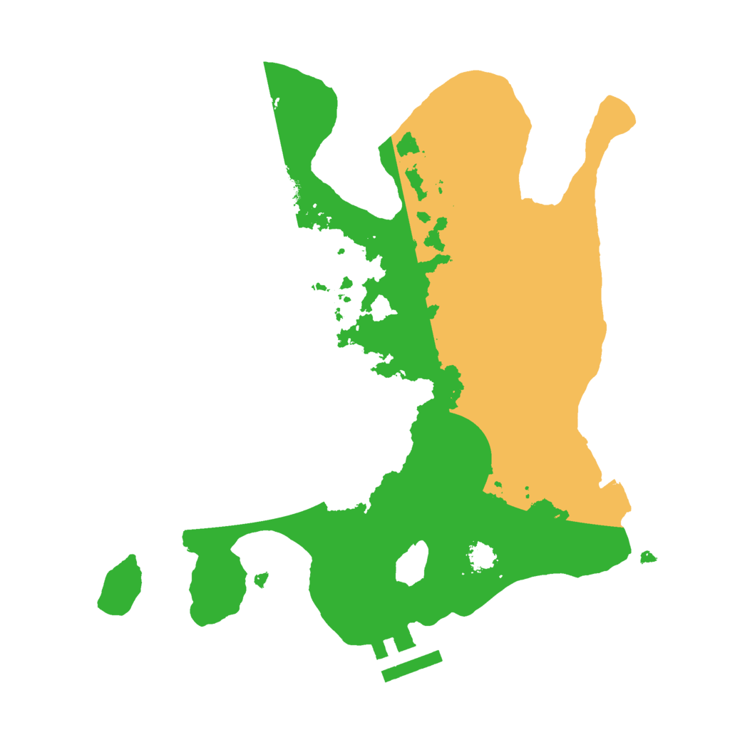 Biome Rust Map: Procedural Map, Size: 2400, Seed: 345