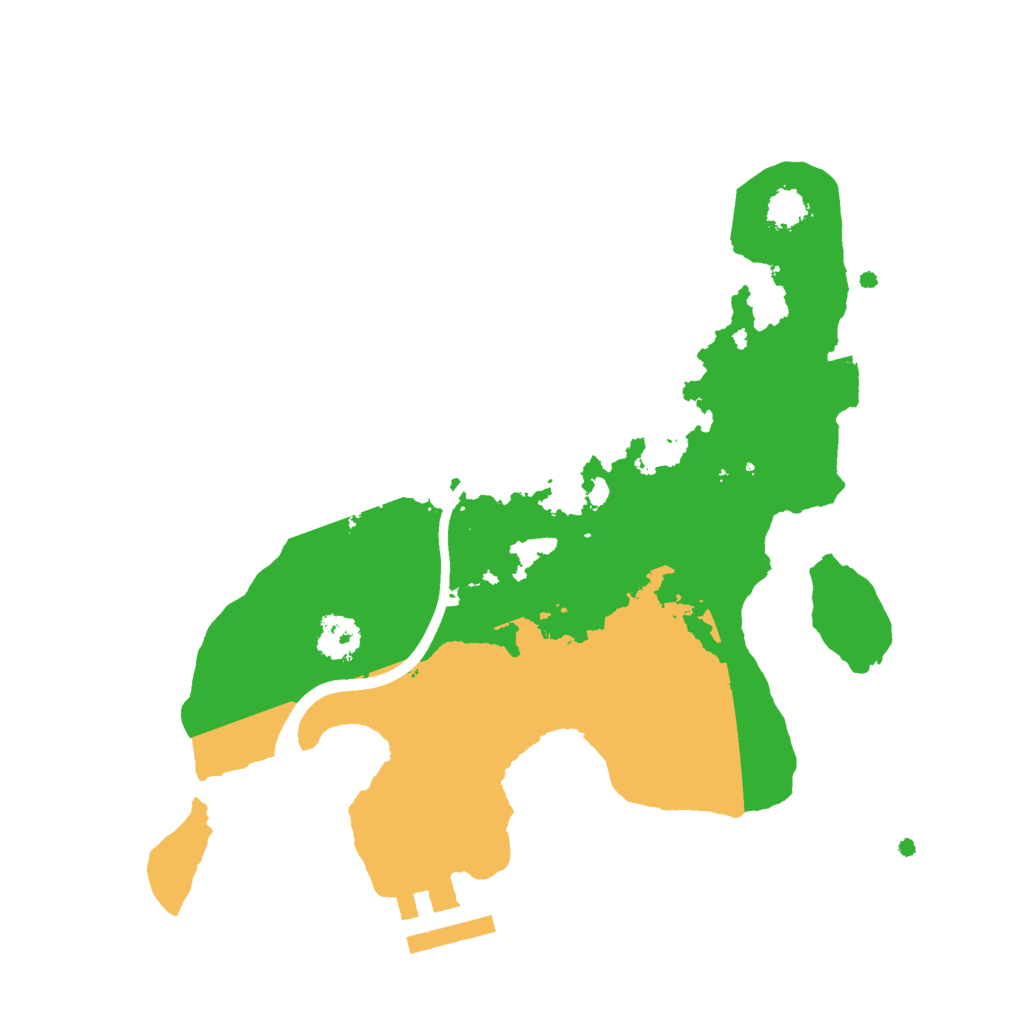 Biome Rust Map: Procedural Map, Size: 2345, Seed: 2345
