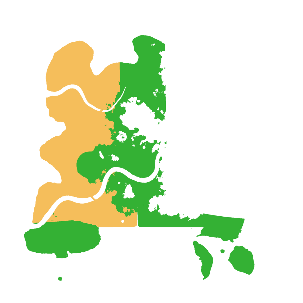 Biome Rust Map: Procedural Map, Size: 3000, Seed: 75332