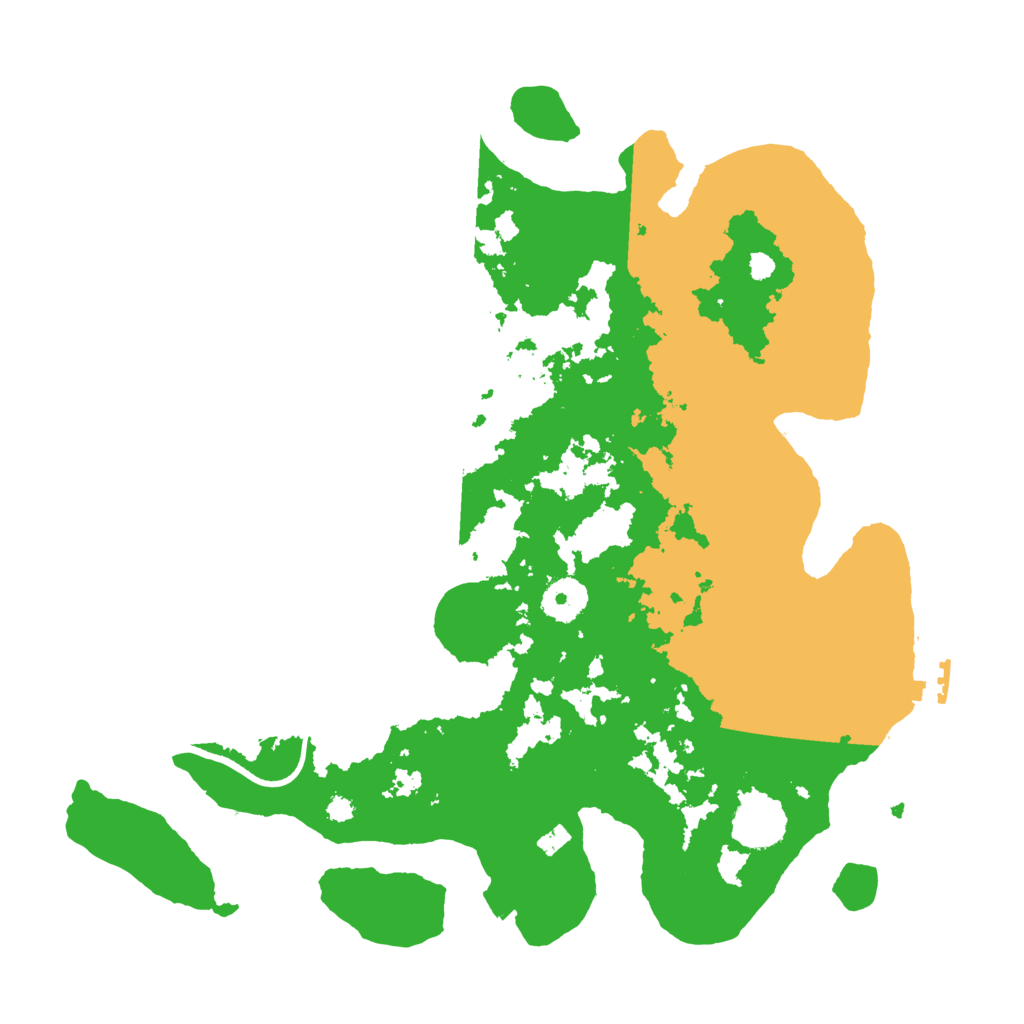 Biome Rust Map: Procedural Map, Size: 3500, Seed: 9268140