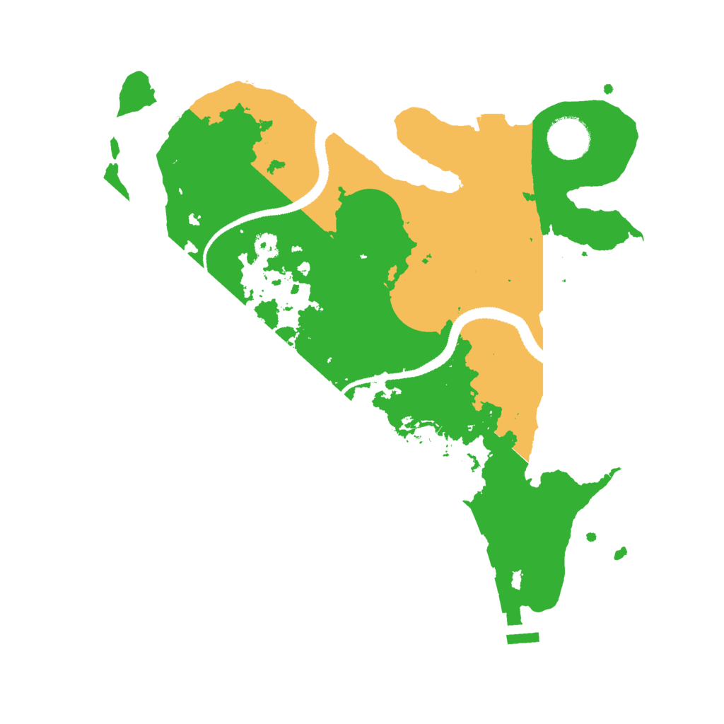 Biome Rust Map: Procedural Map, Size: 3000, Seed: 2057485267