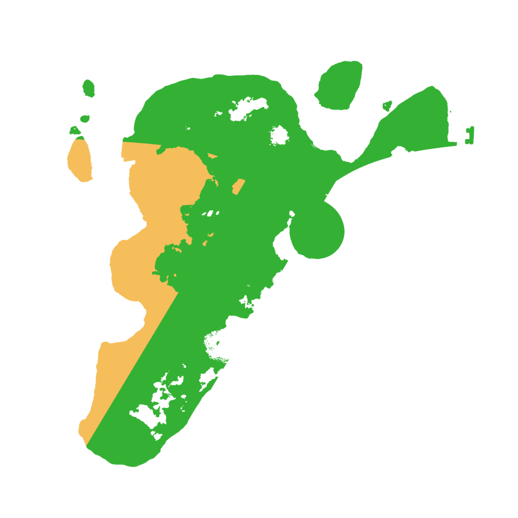 Biome Rust Map: Procedural Map, Size: 2500, Seed: 112892084