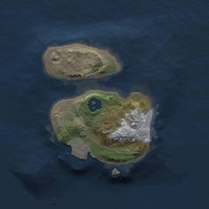 Thumbnail Rust Map: Procedural Map, Size: 1500, Seed: 1316313141, 1 Monuments