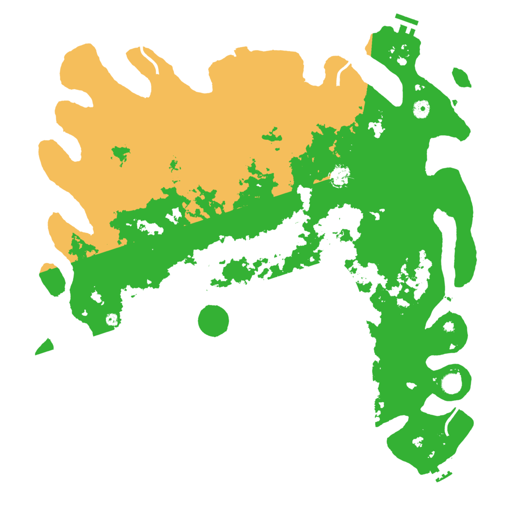 Biome Rust Map: Procedural Map, Size: 4400, Seed: 17773