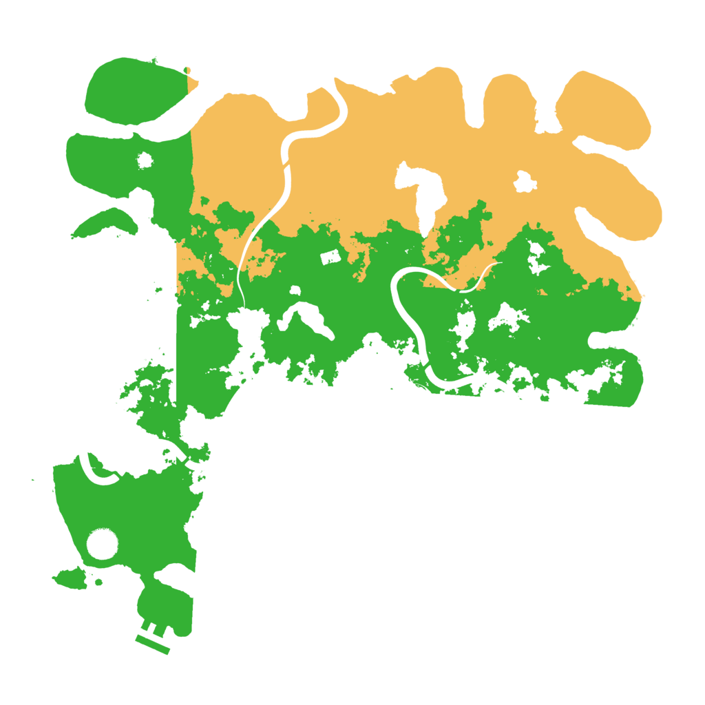 Biome Rust Map: Procedural Map, Size: 4000, Seed: 442779749