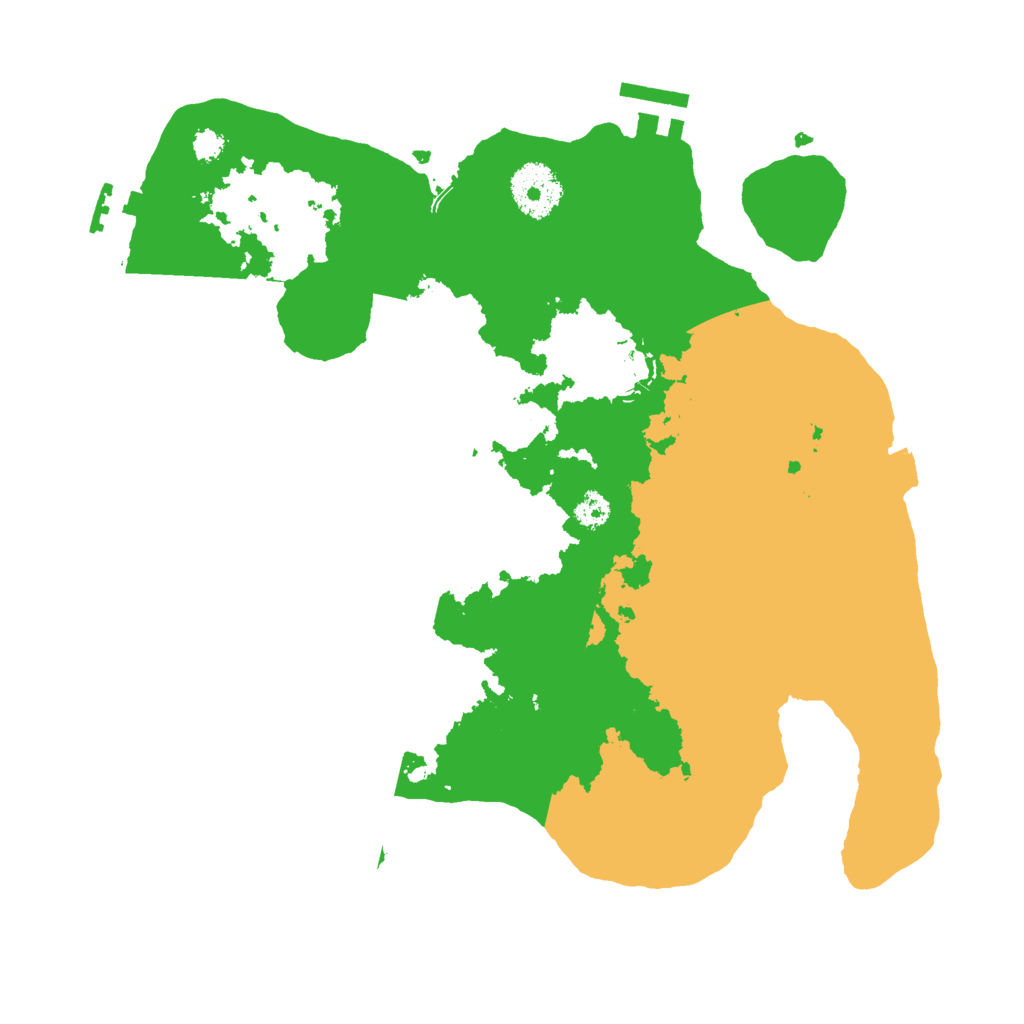 Biome Rust Map: Procedural Map, Size: 3000, Seed: 146882929
