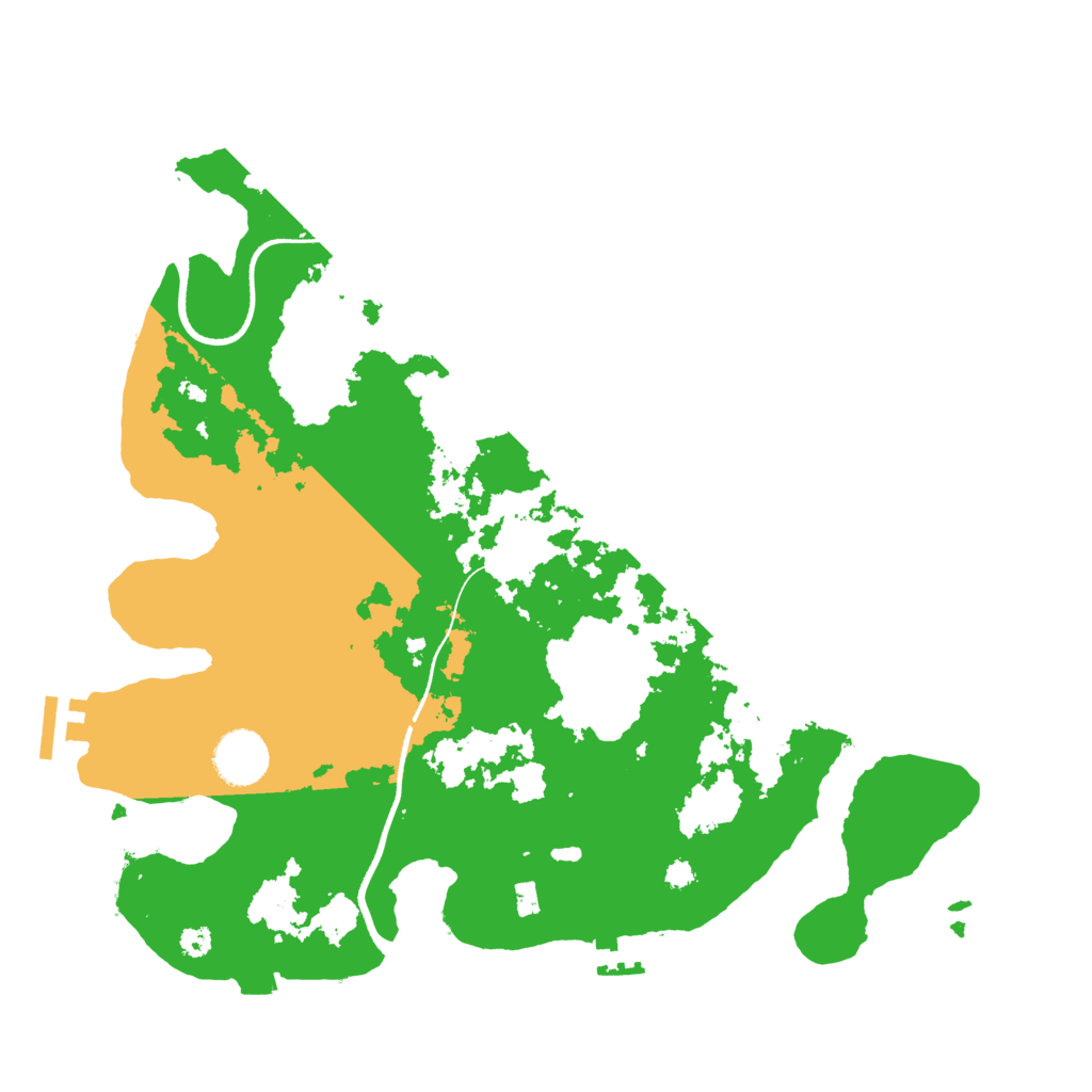 Biome Rust Map: Procedural Map, Size: 3500, Seed: 326639594