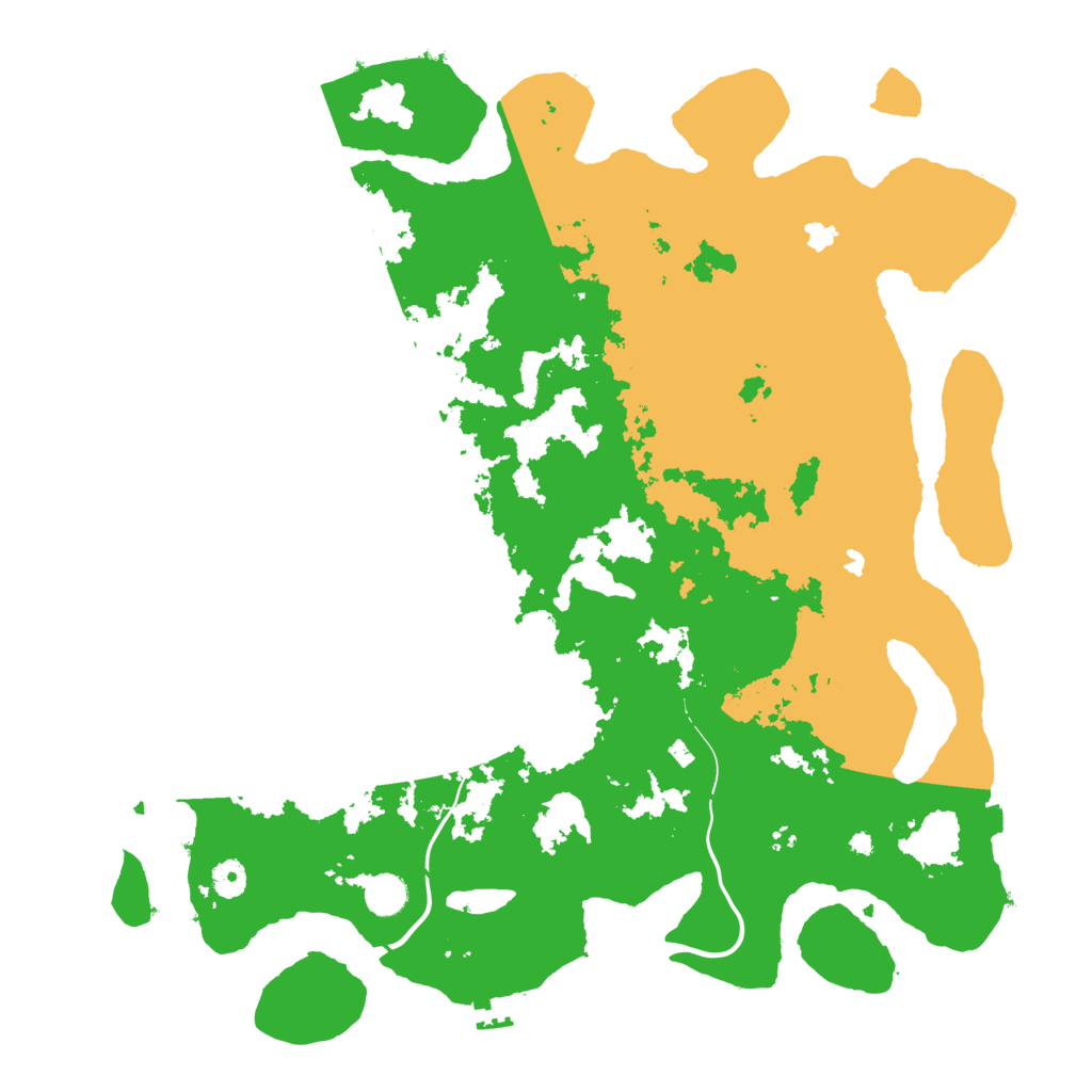 Biome Rust Map: Procedural Map, Size: 4500, Seed: 1505615562