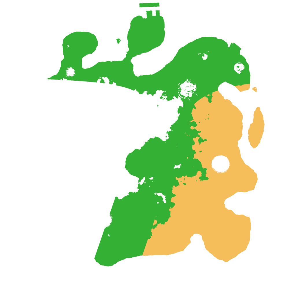 Biome Rust Map: Procedural Map, Size: 3000, Seed: 643850856