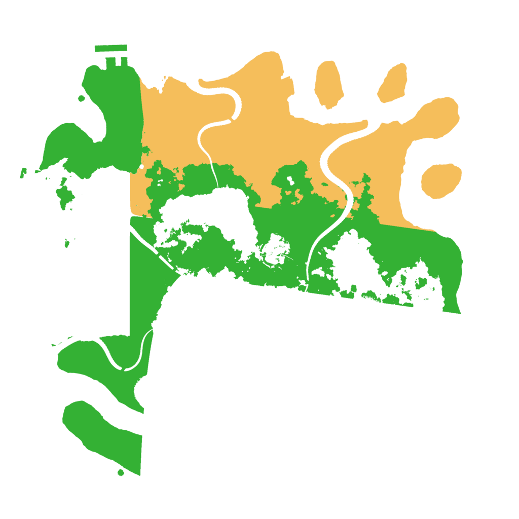Biome Rust Map: Procedural Map, Size: 3250, Seed: 902682356