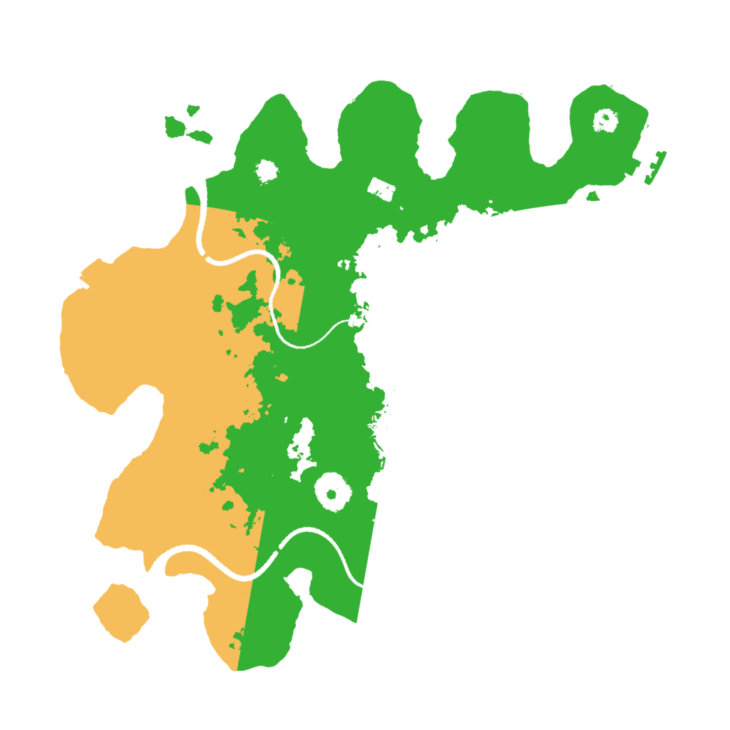 Biome Rust Map: Procedural Map, Size: 3000, Seed: 108384226