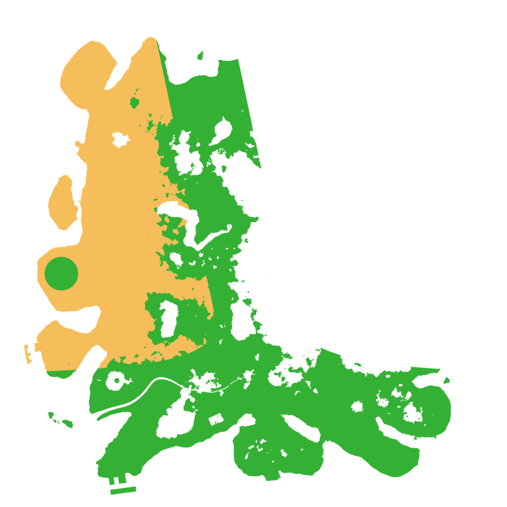 Biome Rust Map: Procedural Map, Size: 4000, Seed: 1836331116