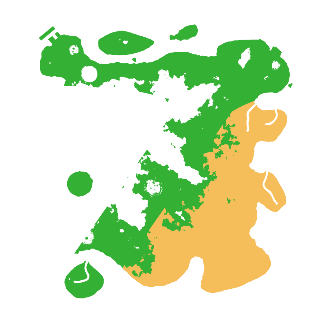 Biome Rust Map: Procedural Map, Size: 3500, Seed: 347394372